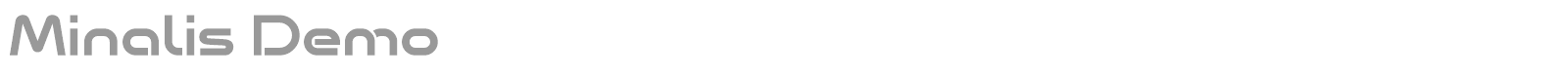 Minalis font preview