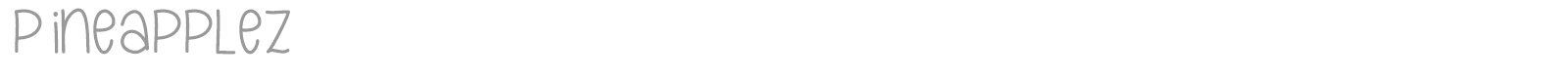 Pineapplez font preview