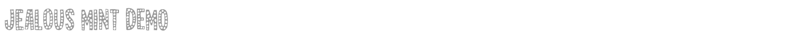 Jealousmint font preview