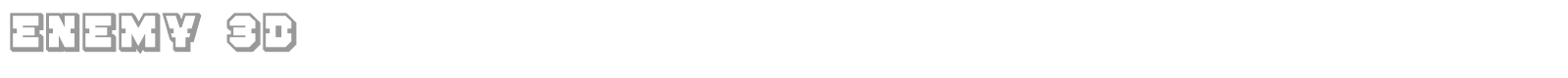 Enemy font preview