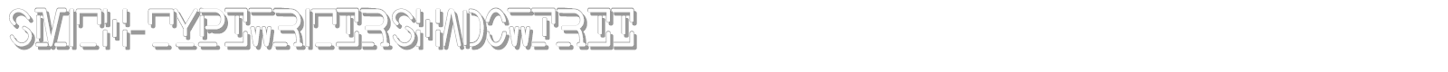 Smith Typewriter font preview