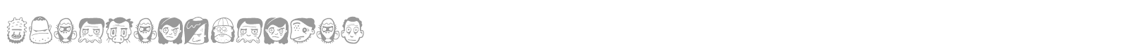 The Freaky Face 2 font preview
