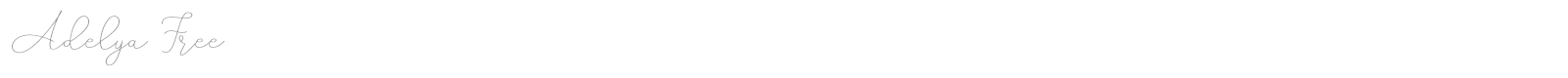 Adelya font preview