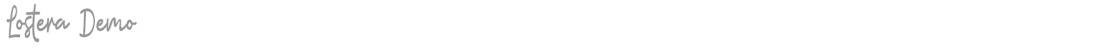 Lostera font preview