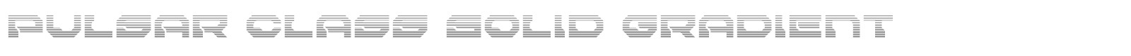 Pulsar Class Solid font preview