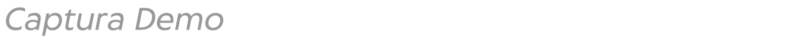 Captura font preview