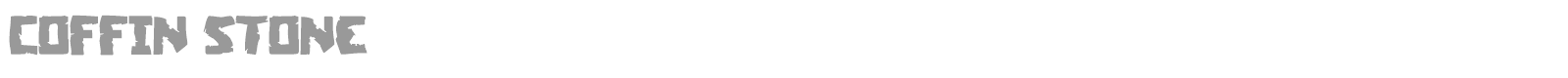 Coffin Stone font preview