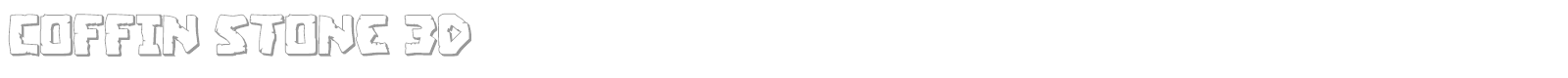 Coffin Stone font preview