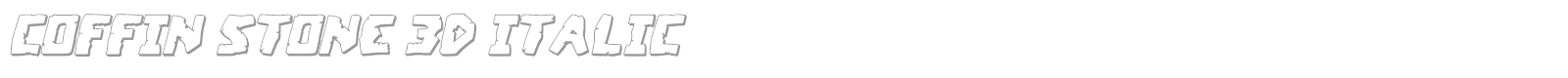 Coffin Stone font preview