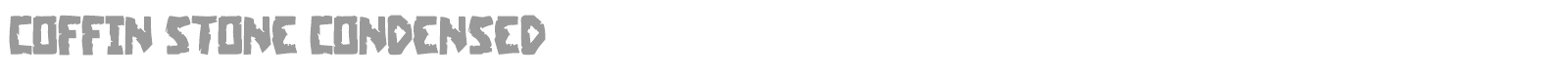 Coffin Stone font preview