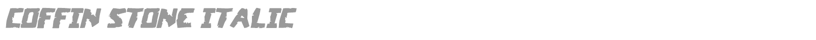 Coffin Stone font preview