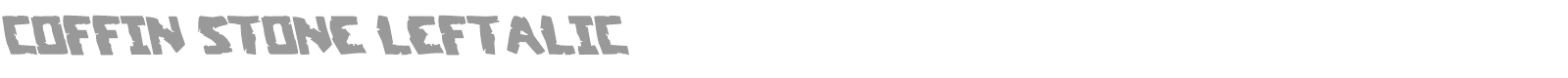 Coffin Stone font preview