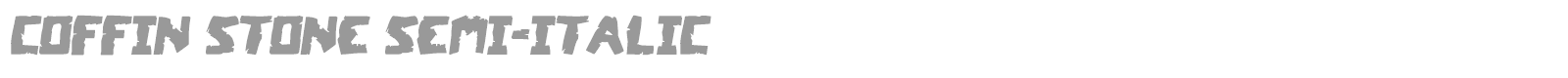 Coffin Stone font preview