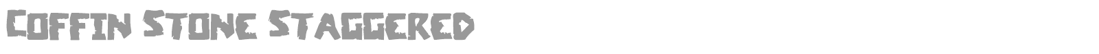 Coffin Stone font preview