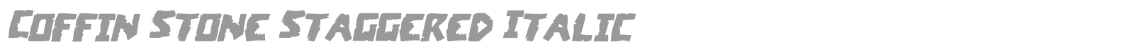 Coffin Stone font preview
