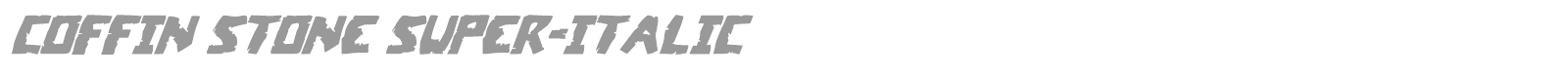Coffin Stone font preview