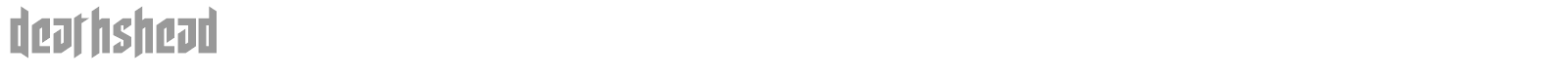 Deathshead font preview