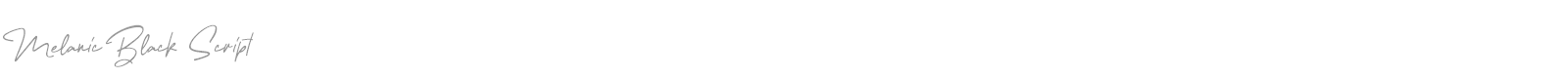Melanic Black Script font preview