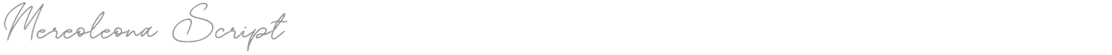 Mereoleona Script font preview