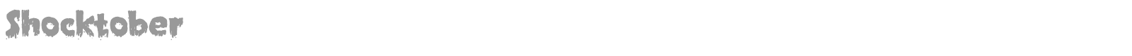 Shocktober font preview