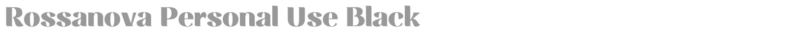 Rossanova font preview