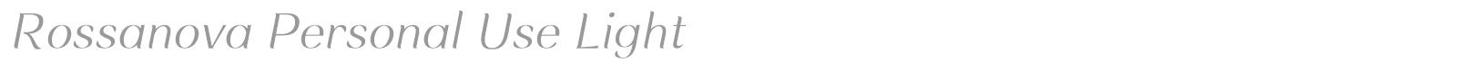 Rossanova font preview