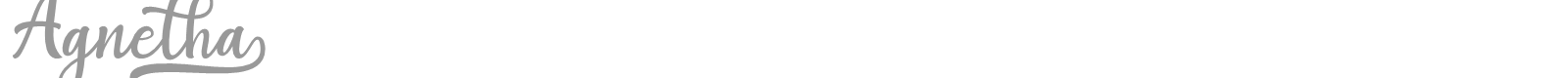 Agnetha font preview