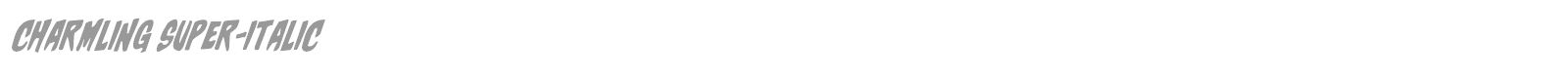 Charmling font preview