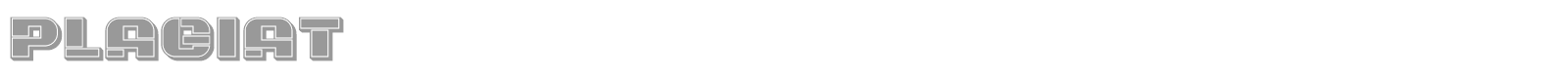 Plagiat font preview