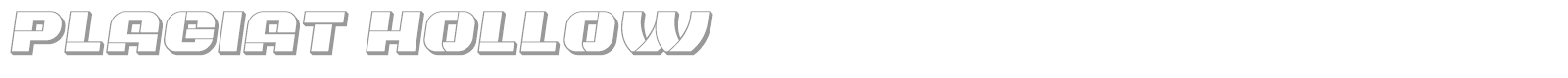 Plagiat font preview