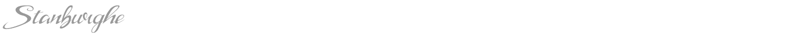 Stanburghe font preview