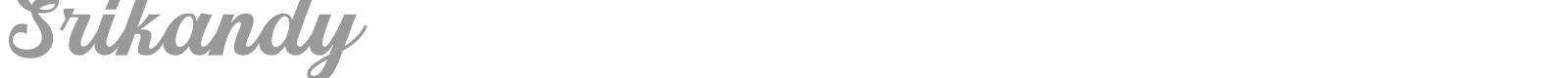 Srikandy font preview