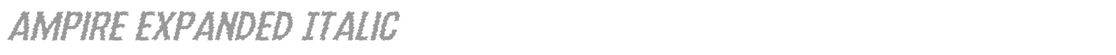 Ampire font preview