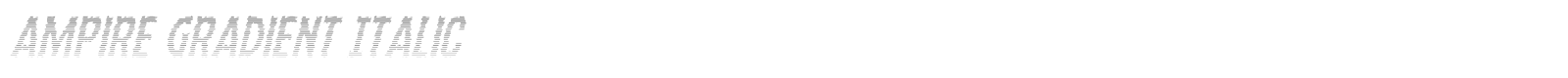 Ampire font preview