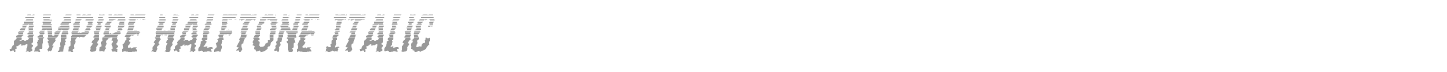 Ampire font preview