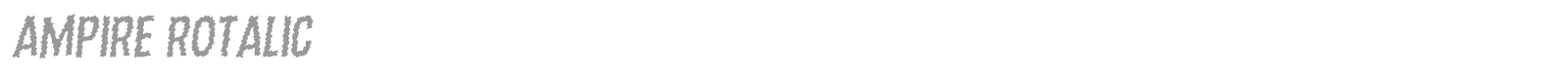 Ampire font preview