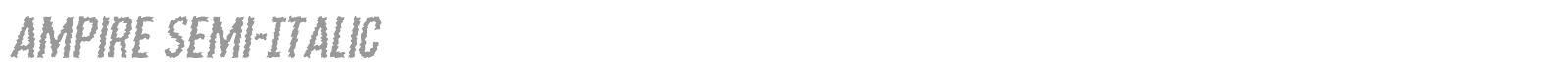 Ampire font preview