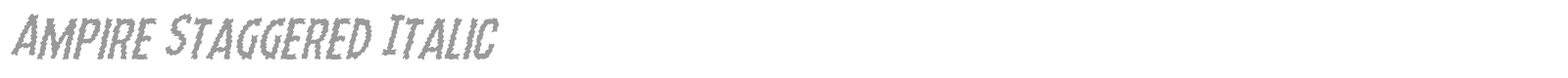 Ampire font preview