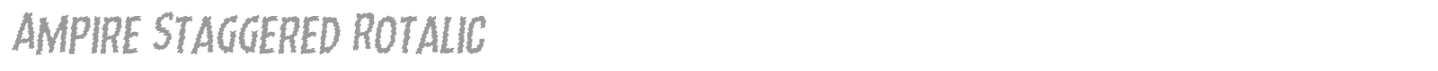 Ampire font preview