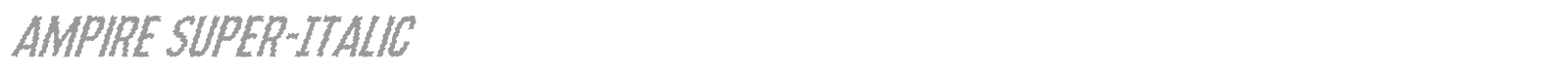 Ampire font preview