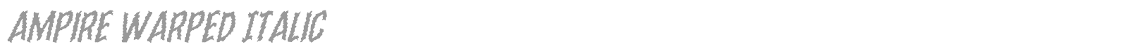 Ampire font preview