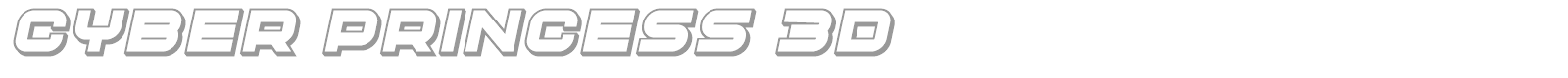 Cyber Princess font preview