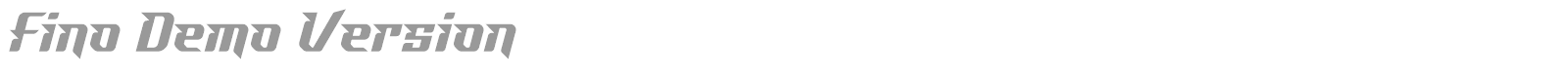 Fino font preview