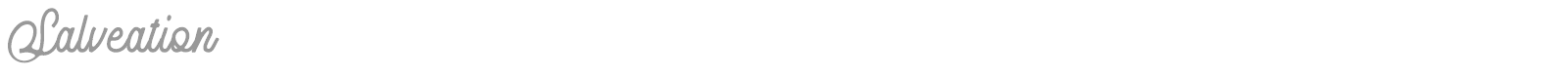 Salveation font preview