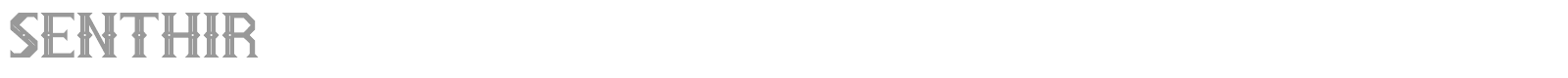 Senthir font preview