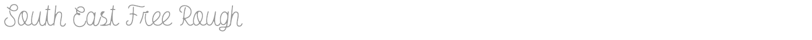 South East font preview