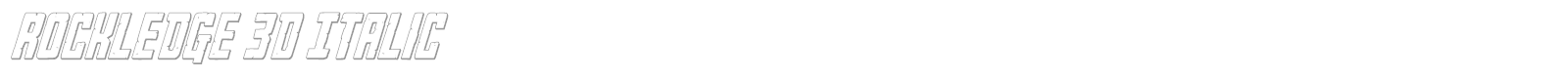 Rockledge font preview
