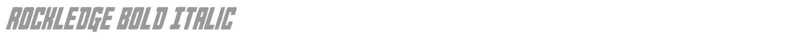 Rockledge font preview