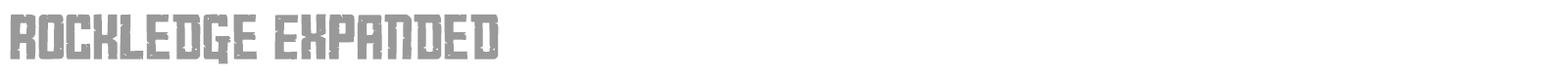 Rockledge font preview
