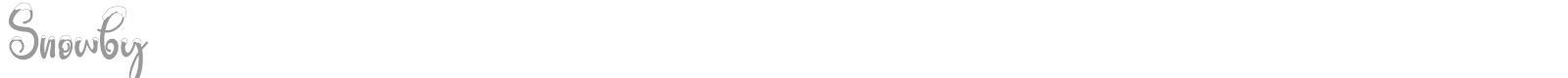 Snowby font preview